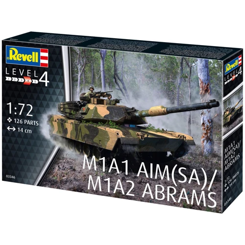 Сборная модель-копия Revell Танк Абрамс M1A1 AIM(SA)/ M1A2 уровень 4 масштаб 1:72: Тип модели танк