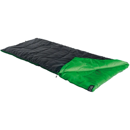 Спальный мешок High Peak Patrol/+7°C Black/Green (Left): Вес с упаковкой 1100 г