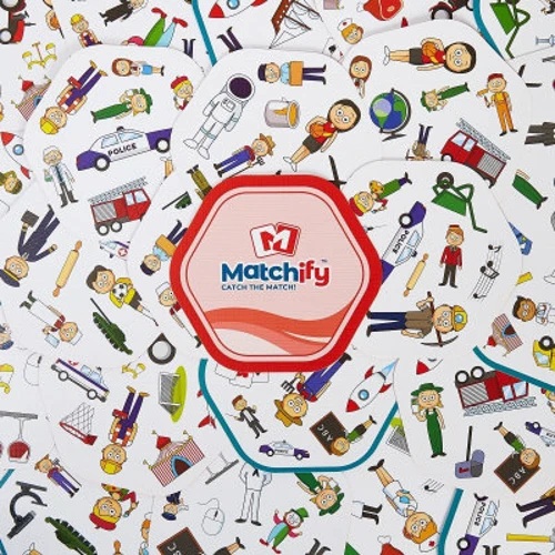 Настольная игра SuperPuper Matchify Professions (MATCH9000E): Вид карточные
