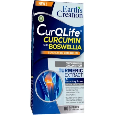 Earth‘s Creation CurQLife with Boswellia 60 капсул