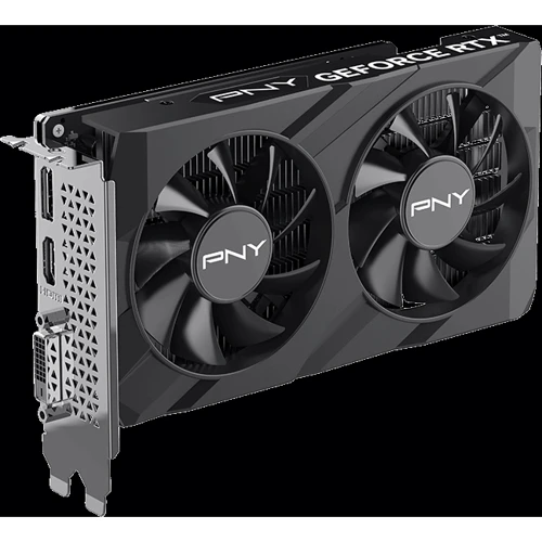 Видеокарта PNY GeForce RTX 3050 6GB VERTO Dual Fan (VCG30506DFXPB1): Интерфейс PCI Express 4.0 x4