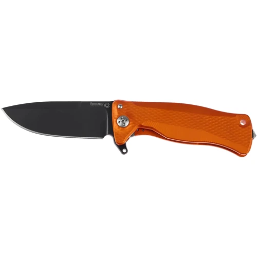 Ніж Lionsteel SR11 Aluminum - Black Blade orange (39.21.04)