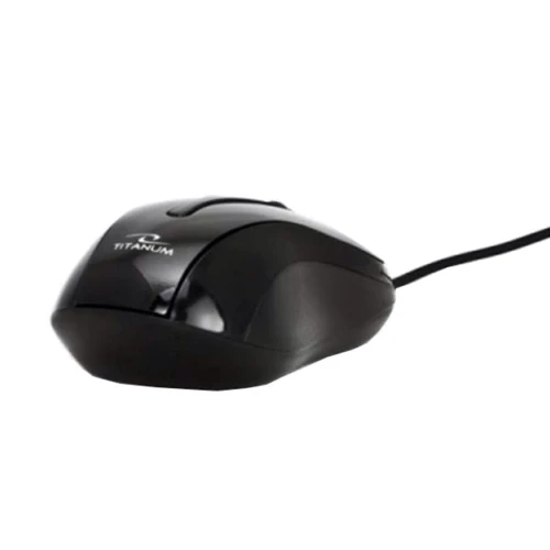 Мышь Esperanza Titanum TM103K Black: Эргономика для правой руки
