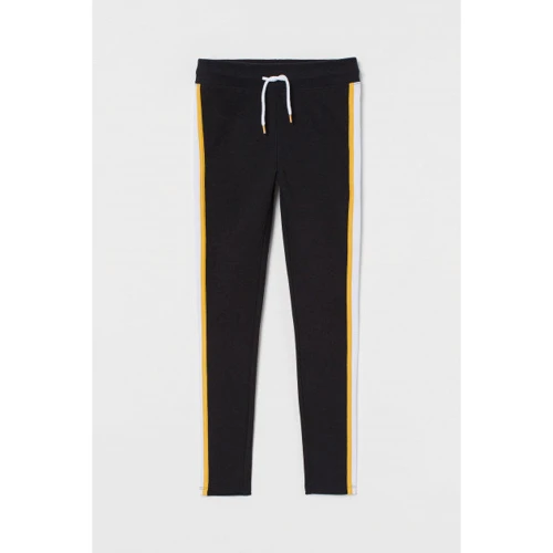 Спортивные брюки H&M 211-6801190 146 см черные