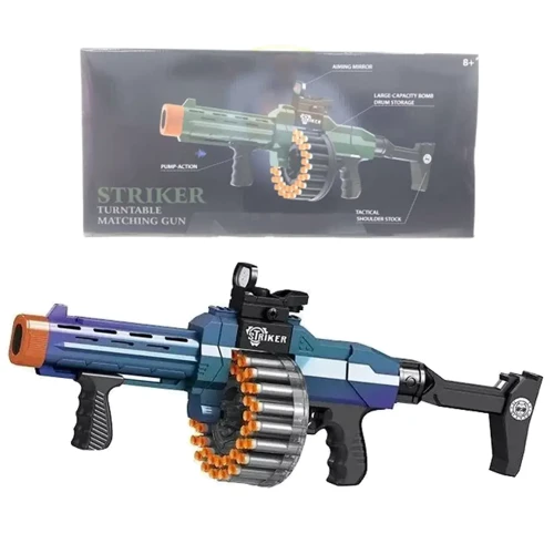 Автомат 70 см мягкие пули-присоски 40 шт. (187A): Производитель Noname