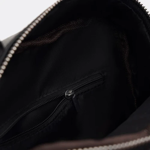 Чоловіча сумка через плече чорна Keizer (K12045a-black): Фактура Зернистая, Матовая