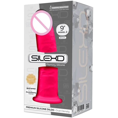 Фаллоимитатор SilexD Oscar Pink (MODEL 2 size 9in) двухслойный