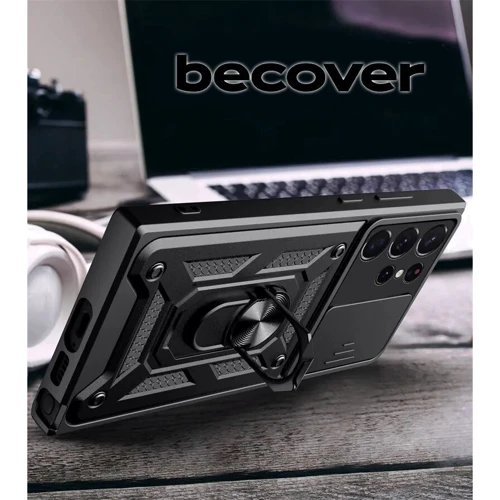 Чехол для телефонов BeCover Military Black for Samsung S918 Galaxy S23 Ultra (709998): Тип накладка на заднюю часть