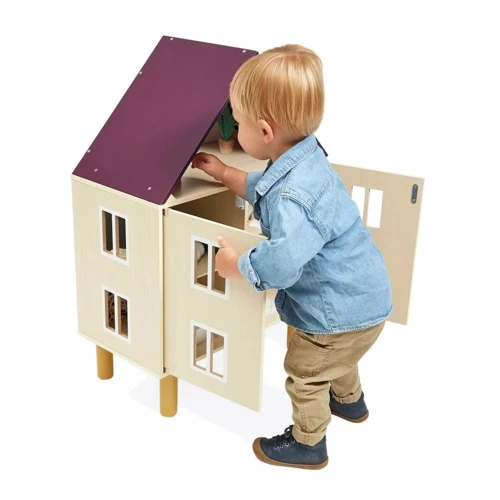 Трехэтажный деревянный кукольный домик Janod (J06617)