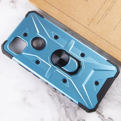 Чехол для телефонов Mobile Case Pathfinder Ring Light Blue for Xiaomi Redmi 9C / 10A: Материал искусcтвенная кожа и термополиуретан
