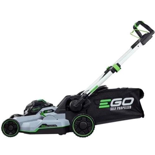 Газонокосилка EGO LM2135E-SP: Особенности Для высокой травы, С травосборником, Складная рукоятка