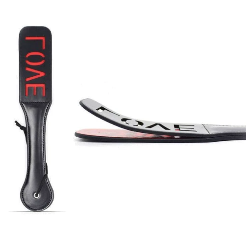 Шлепалка Sportsheets Leather Love Impression Paddle