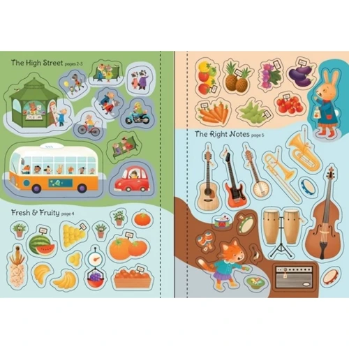 Little First Stickers Shops / Маленька перша книга з наліпками Магазини: Обкладинка Мягкая