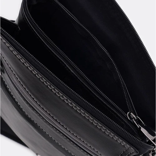 Чоловіча сумка планшет Ricco Grande чорна (T1tr0025gr-black): Фактура Матовая, Гладкая
