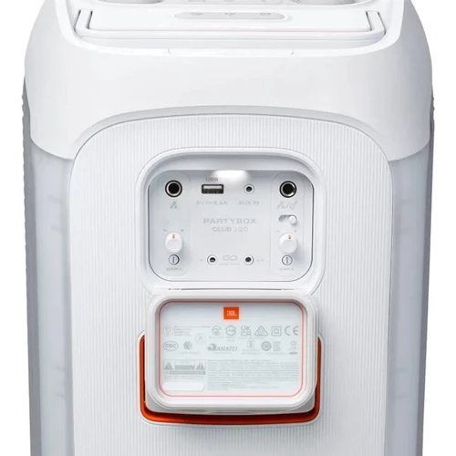 Акустика JBL PartyBox Club 120 White (JBLPBCLUB120SWEP): Звуковая система 2.0
