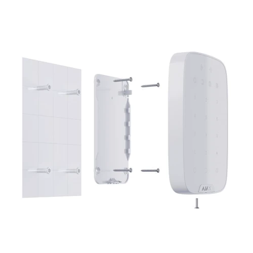 Клавіатура Ajax KeyPad Plus White фото 4
