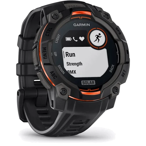 Смарт-часы Garmin Instinct 3 Solar 45mm Black with Black Band (010-02934-00): Время работы 28 дней