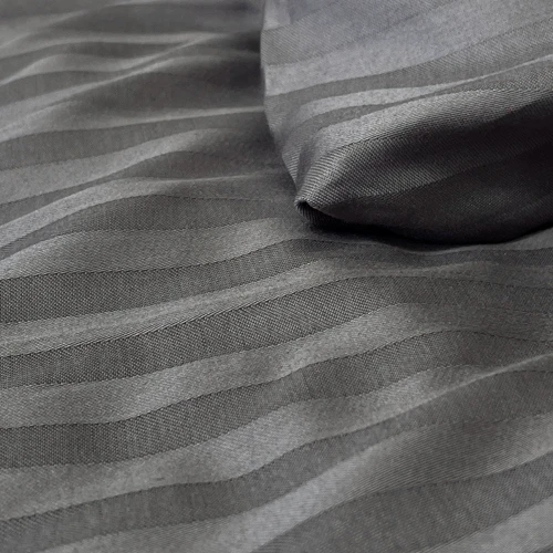 Комплект постельного белья SoundSleep Stripe Sense Graphite сатин-страйп евро (94131161): Материал страйп-сатин