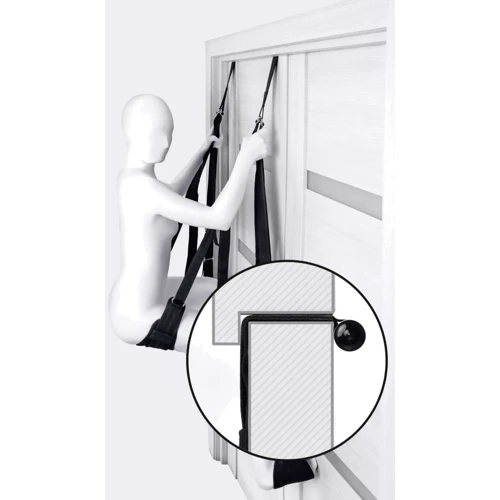 Секс-качели на дверь Sex swing on the door Anonymo, nylon, black