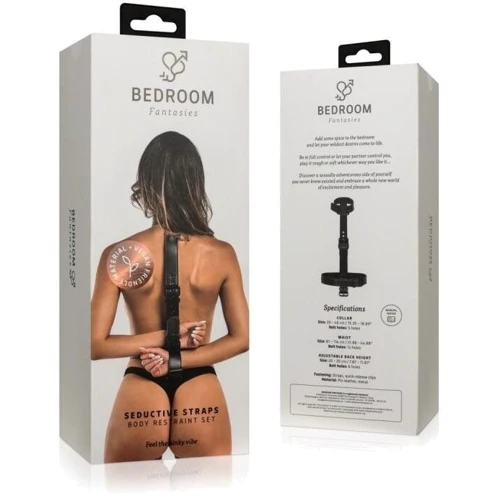 Фиксатор для рук и шеи Bedroom Fantasies Seductive Straps Body Restraint Set