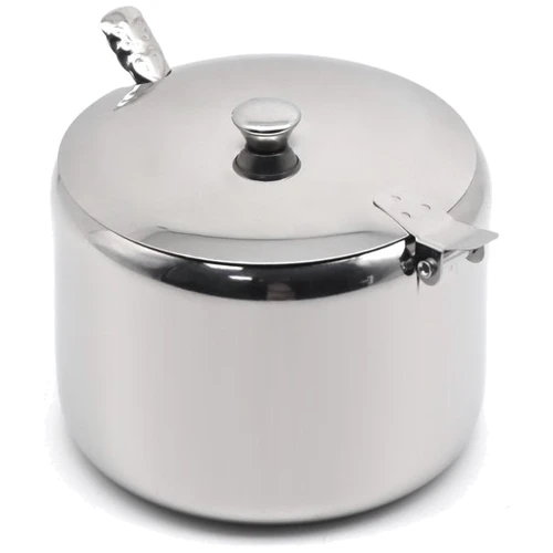 Сахарница BRAVO CHEF с ложкой 8.5 см (BC-5101/8.5): Цвет нержавеющая сталь
