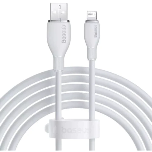 Кабель Baseus USB Cable to Lightning Pudding Series 2.4A 2m White (P10355700221-01)
