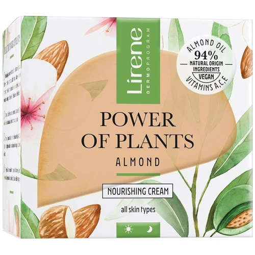 Lirene Power Of Plants Migdal Nourishing Cream Поживний крем для обличчя 50 ml: Стать Для женщин