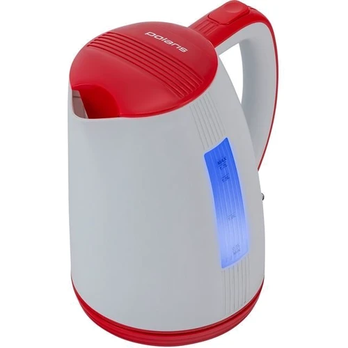 Электрочайник Polaris PWK 1790 CL белый с красным: Объем, л 1.7