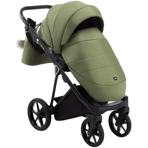 Коляска 2 в 1 Adamex Belissa Lux PS-38: Матеріал коліс резина