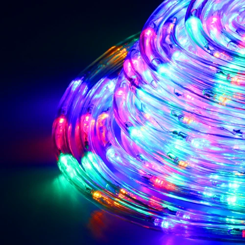 Гирлянда Springos Rope Lights дюралайт уличная 10 м 240 LED разноцветная (CL1202) фото 5