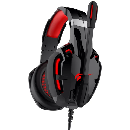 Навушники Havit HV-H2001U Black/Red: Тип конструкції полноразмерные