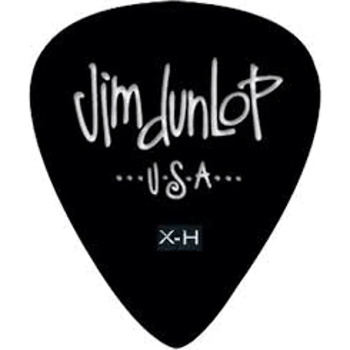 Медиатор Набор медиаторов DUNLOP 483P03XH GENUINE CELLULOID BLACK CLASSIC EXTRA HEAVY