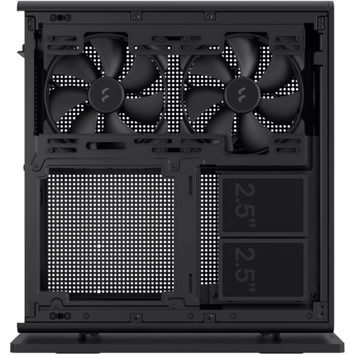 Корпус Fractal Design Ridge Black (FD-C-RID1N-11): Материал передней панели ткань с алюминиевой рамой