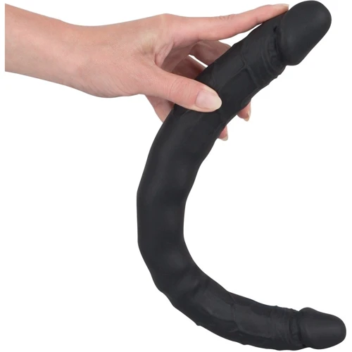 Двухсторонний фаллоимитатор Orion Bad Kitty Double Dong Black 40 см