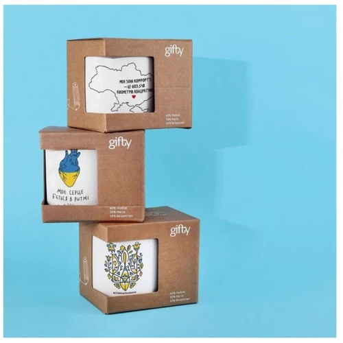 Чашка Gifty У ритмі ЗСУ 350 мл (80720): Виробник Gifty