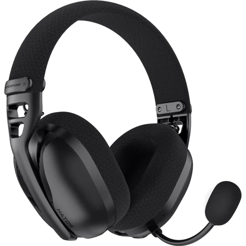Наушники HATOR Hyperpunk 3X Hi-Res Wireless Black (ESH14): Тип конструкции полноразмерные