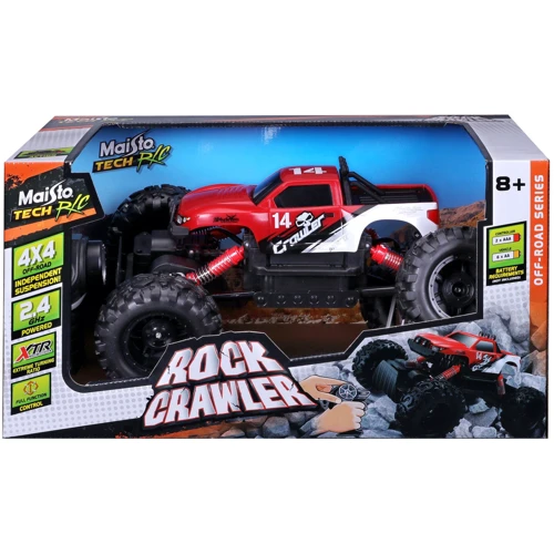 Автомодель на радіокеруванні Maisto Tech Rock Crawler червоний (82746)