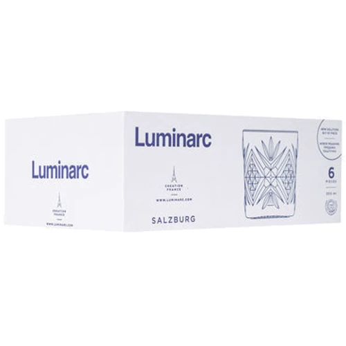 Набор низких стаканов Luminarc Зальцбург Розовый 300 мл х 6 шт. (P9167/ 1): Материал ударопрочное стекло