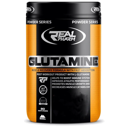 Аминокислота для спорта Real Pharm Glutamine 500 g /90 servings/ Mango Maracuja