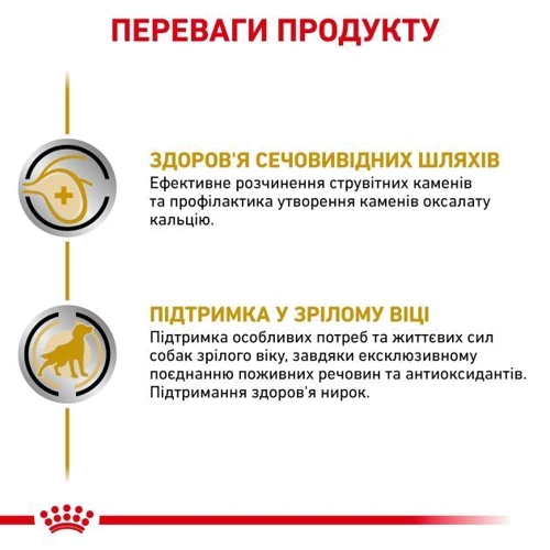 Сухий корм для літніх собак Royal Canin Urinary S/O Aging 7+ Dog при захворюваннях сечових шляхів 1.5 кг (1271015): Клас Супер премиум