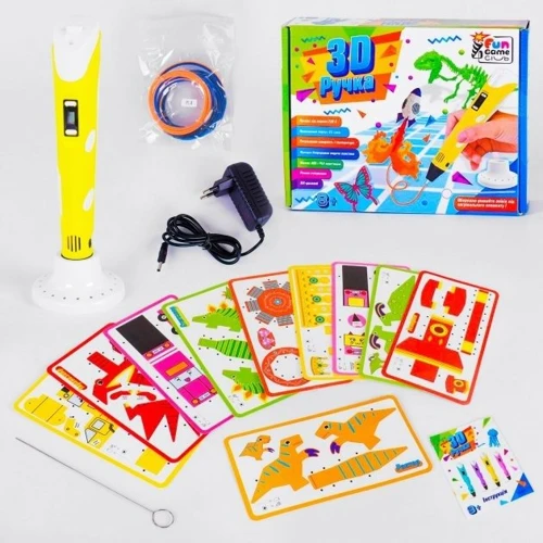 Ручка 3D 4FUN Game Club желтый (86939): Производитель 4FUN Game Club