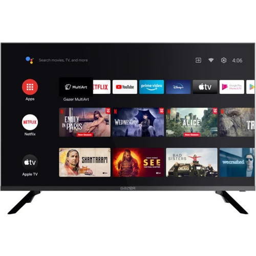 Телевизор Gazer TV43-US3BLEUA: Коммуникации WiFi, Bluetooth, DLNA