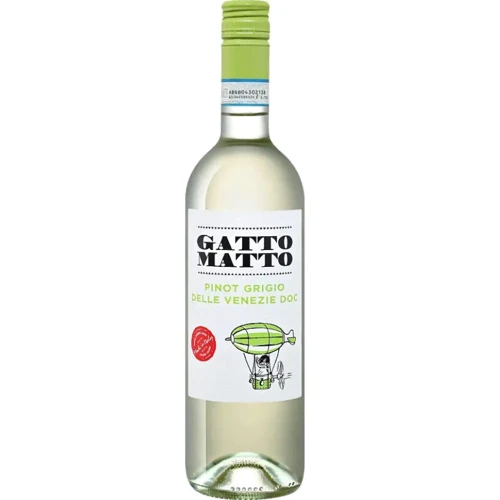 Вино Gatto Matto Pinot Grigio delle Venezie сухе біле 11.5 % 0.75 л (VTS2903720)