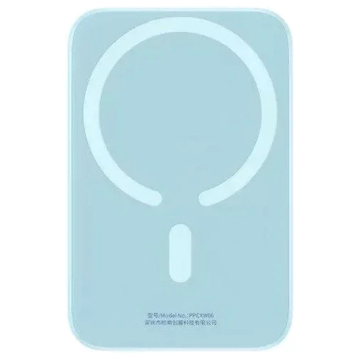 Внешний аккумулятор Baseus Power Bank 10000mAh Mini Magnetic Wireless 20W Blue (PPCX110103): Количество USB 1