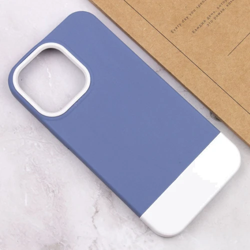 Чехол для iPhone Mobile Case TPU+PC Bichromatic Blue / White for iPhone 13 Pro Max: Тип чехла накладка на заднюю часть