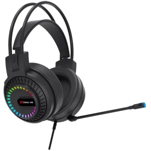 Навушники Xtrike Me HP-318 USB+3.5mm RGB Black: Додатково Подсветка корпуса