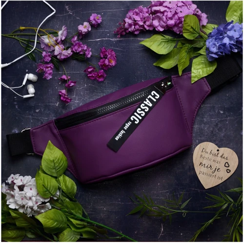 Жіноча поясна сумка Sambag Tirso MSH фіолетова (80148018): Стать Женский