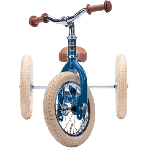 Комплект трехколесный беговел Trybike синий (TBS-2-BLU-VIN+TBS-100-TKV): Колеса надувные