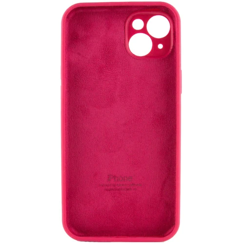 Чехол для iPhone Mobile Case Silicone Case Full Camera Protective Rose Red for iPhone 15 Plus: Тип чехла накладка на заднюю часть