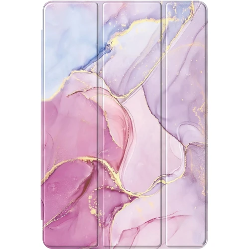 Аксесуар для планшетних ПК BeCover Soft Edge TPU з Pencil Mount Pink Marble для Xiaomi Redmi Pad SE 8.7 (712576)